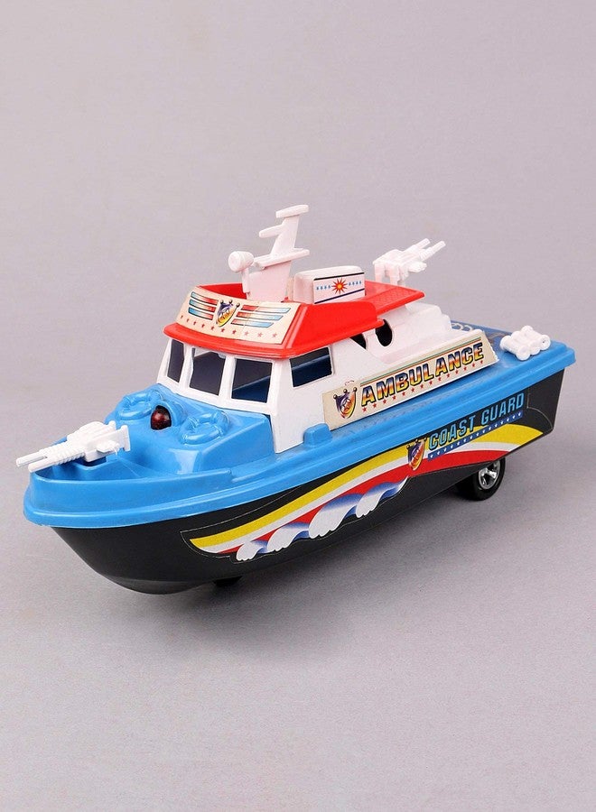 Shinsei Patrol Boat Maintenance Free Pullback Spring Action Race Toy Gift for Boys 3+ Years. Strong ABS Plastic, NO Sharp Edges, BIS Certified. Pack of 1, Color Red - Image 5